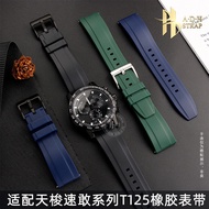 New Style Suitable for Tissot 1853 Speed Dare T125617A Speed Chi T116617Men Style Silicone Rubber Strap Waterproof 22mm