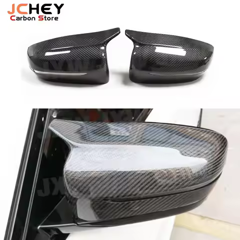 JCHEY LHD/RHD Dry Carbon Mirror Cover For BMW 5 8 Series F90 M5 F91 F92 M8 2018 UP Add OReplacement 