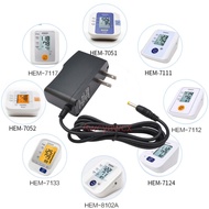 6V 1A 500mA AC DC Power Adapter For Omron M2 Basic Blood BP HEM-7121 HEM-7120 JPN500 JPN600 JPN700 H