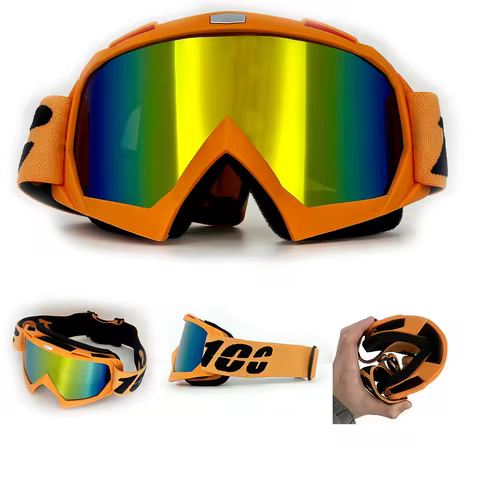 Ski Goggles Man Outdoor Sports Protective Skiing Motorcycle Goggles Woman Off-Road ATV Bike Windproo