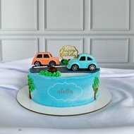 Gelato Cake - Ice Cream Cake - Icecream Cake - Es Krim Cake - Custom Cake - kue ultah karakter mobil
