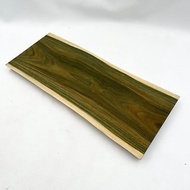 巴拉圭綠檀特選料木件一件　原料　藝術料　木件擺盤　桌面置物盤