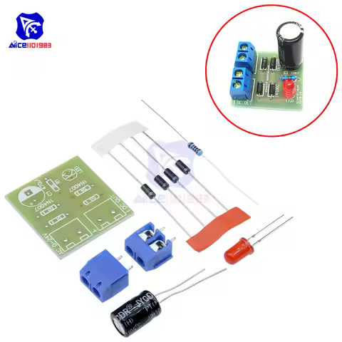 diymore In4007 Bridge Rectifier AC DC Converter Wave Rectifier Circuit Board DC 3V-18V DIY Kit