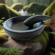 Cobek bubut batu asli cobek saja 100% batu asli termurah