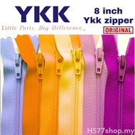 [ 1 dozen ] 8inci ykk zip/ zip ykk 8 inci/ 8inch ykk zipper/ ykk zipper 8inch