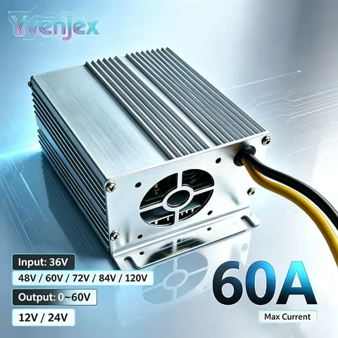 XY DC‑DC Step Down Power Supply 36V 48V 60V 72V 84V Input 12V 24V 48V 72v 84V 120V out 60A Adjustabl