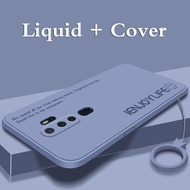 Case OPPO A5 2020 A9 2020 Phone Case Soft Liquid Protective Soft Silicone Protector Bumper Cover