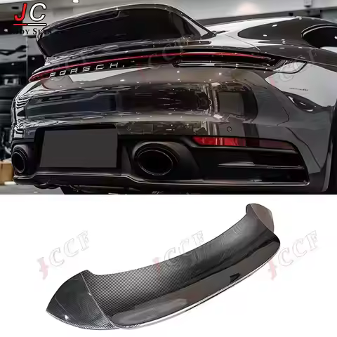 High quality Carbon Fiber Wing for Porsche Carrera 911 992 992.1 992.2 Trunk Lip Vintage Spoiler Air