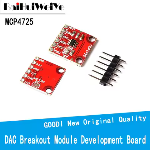 1Pcs MCP4725 I2C DAC Breakout Module Development For Arduino 2.7V-5.5V DAC Digital Converter Module