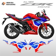 Abrend decal Striping CBR 150R New 2021 - 2025 K45R HRC Tri Color Anti-Scratch Vinyl Sticker cbr150r