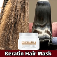 Keratin hair mask-Keratin hair treatment-Hair mask treatment 500g Damaged hair repair treatment Improving Dry/Frizzy/Tangle-prone hair Lasting Moisturizing Smooth