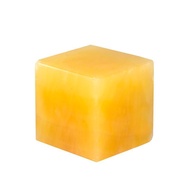 [ScentMemory] Feng Shui Yellow Jasper Jade Cube Attract Wealth  4cm*4cm (pc)
