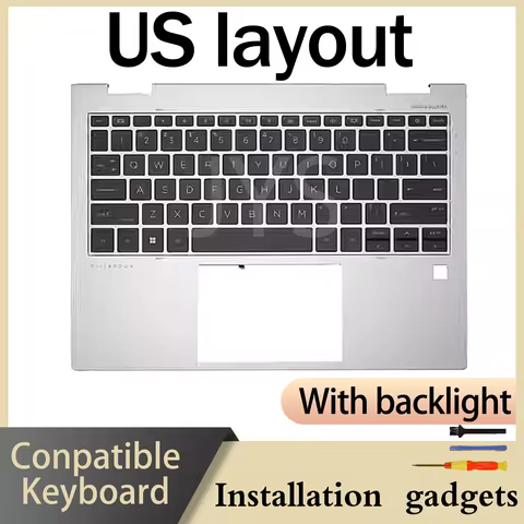 Suitable for HP EliteBook 830 G9 835 G9 C-COVER backlit keyboard US