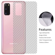 SAMSUNG GALAXY A32/A52/A72/A20S/A12 Back Carbon Fiber Sticker