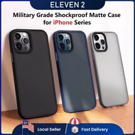 eleven2 Military Grade Shockproof Matte Case For iPhone 15 14 13 12 11 Pro Max
