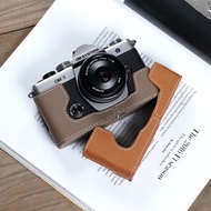 適用機型Olympus om system OM-3 手掌紋皮革相機底座皮套