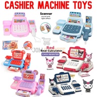 #ReadyStock Cashier Machine Toys Pretend Play Set Supermarket kids Main House Toys Casher Mainan Bud
