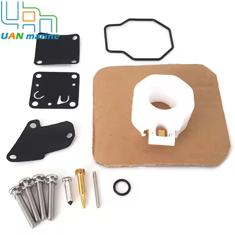 6E3-W0093 Carburetor Repair Kit For Yamaha 2 Stroke 4HP 5HP 4M 5M Outboard Motor 6E0-W0093-00 6E3-W0