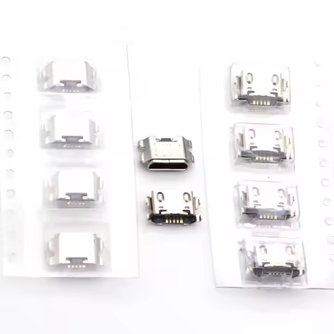 50-200PCS Micro Usb Dock Charging Connector For LG K22 K12 K12 Plus K40 Q60 LMK200 Redmi 9A 9C A01 A