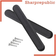 [Sharprepublic] Set of 2 Wheelchair Armrests Pad Accessories 12inch with Screw Replacement