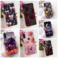 Phone Case Motorola One Vision Cover Silicone Cute Cat Fashion Funny Painted Casing XT1970-1 XT1970-