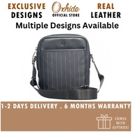 Premium Quality Messenger Bag - Fabric Sling Bag Leather Sling Bag for Men Travel Bag HPOX
