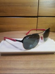 特價 RAY BAN RB3673-M #SCUDERIA #FERRARI COLLECTION RB3685-M F061/71 Size 58 #長方圓型 #Nylon 輕膠肶 黑金色框紅色腿綠