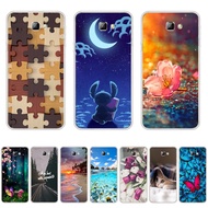 A6-Warm Color theme soft CPU Silicone Printing Anti-fall Back CoverIphone For Samsung Galaxy j4 core 2018/j5 prime/j7 prime/j7 prime2/j7 prime 2018