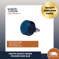 CN0759 SKX007 Crown - Polished Dark Blue