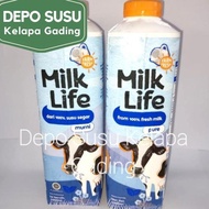 Milk Life 1L Mocha Lactose Milk Susu Milklife Bebas Laktosa Kopi