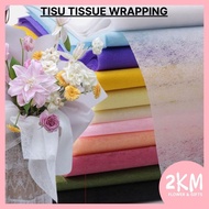 (28-30PCS) TISU TISSUE Flower Wrapping Paper Bouquet Gift Florist Wrapper Wrap Kertas Pembalut Bunga