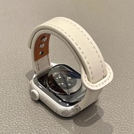 Simple Double Nail Genuine Leather Thin Style Huaqiang North s10 Strap Wristband ultra Small Waist i