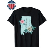 State of Alabama Flowers T Shirt