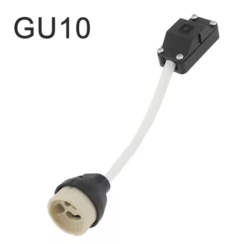 GU10 Lamp Holder 2A 250V GU10 Ceramic Lamp Bases Connector for LED Light Bulbs /Halogen Bulbs/Downli