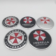 ♦4pcs 3D 56mm 60mm 65mm UMBRELLA logo Car emblem Wheel hub Center Cap Badge covers sticker Styli ❈o