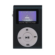 เครื่องเล่นจอ LCD ขนาดเล็ก MP3นิ้วรองรับการ์ด TF คลิปโลหะ USB Sports Walkman สำหรับวิ่งเพลงวอล์คแมน