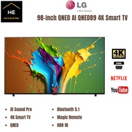 LG 98 Inch QNED89 120Hz HDR10 4K UHD AI TV Televisyen 98QNED89TSA
