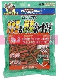 Doggyman日本雞肉野菜切條 400g (81079) (日本平行進口) 此日期前最佳: 2027年3月31日