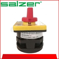 SALZER ISOLATOR SELECTOR SWITCHON/OFF 16A 1P/3P (S1661003-B03/S1661001-B03)