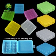 ZILUOLAN Battery , 4 AA AA Coloful 18650 Battery Box,  Anti-slip Plastic Rechargeable Battery Contai