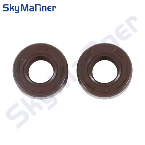 93101-10M25 Oil Seal 10.8*21*7MM 2 Pcs For Yamaha Outboard MOTOR 2T 4T 4HP 5HP Seapro Parsun F4-0406