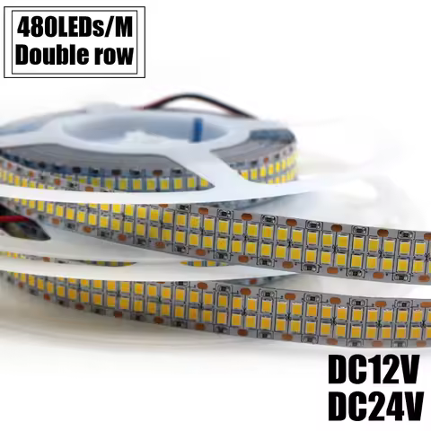 1/2/3/4/5M LED Strip light CRI 90 2835 480LEDs/m 12V 24V High Brightness Flexible LED tape lamp Unde