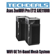 Asus ZenWiFi Pro ET12 WiFi 6E Tri-Band Mesh System