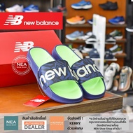 [ลิขสิทธิ์แท้] NEW BALANCE SMF200 Letter Slides [U] NEA รองเท้าแตะ นิวบาลานซ์ แท้ ได้ทั้งชายหญิง