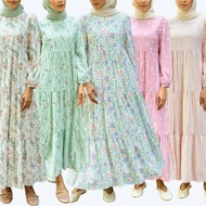 Poplook Lizelle Gathered Tier Dress 2.0