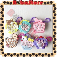 GANTUNGAN BOBASTORE Electric Pop it Game Mini Pop Push Game/ Cartoon Game Hanging/ T056