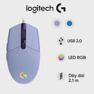 Chuột gaming Logitech G203 (Tím Lilac)