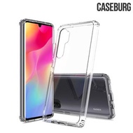 小米Note 10 Lite Mi Note 10 Lite CASEBURG Clear Hybrid 雙物料 TPU軟邊保護套 亞加力透明硬底 手機殼Case 5592A