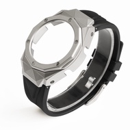 Modification Kit Strap+Case for Casioak GA2100 GAB2100 GA 2110 Bezel Case Rubber Band Mod Kit for GA
