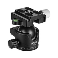 Andoer H-35 Panorama Tripod Ball Head Ballhead Mount Adapter U-Groove Low Gravity Center Design Alum